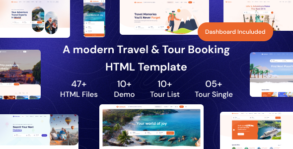 ViaTours - Travel & Tour Agency HTML Template