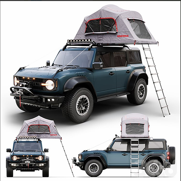 Car Camping Suv 3D Models 2023