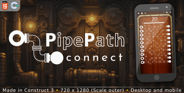 PipePath Connect - HTML5 Puzzle game