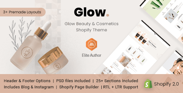 Glow - Beauty & Cosmetics Shopify Theme