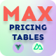 Max Pricing Tables - Vue Js and Nuxt Js Version - CodeCanyon Item for Sale