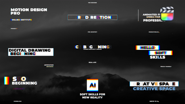 Rgb Rhythm Titles \ FCPX alt