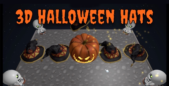 3D Halloween Hats - Cross Platform Puzzle Game