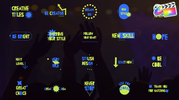 Creative Titles for FCPX alt