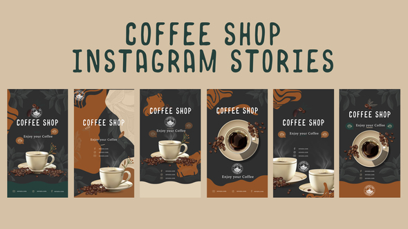 Coffee shop instagram stories alt