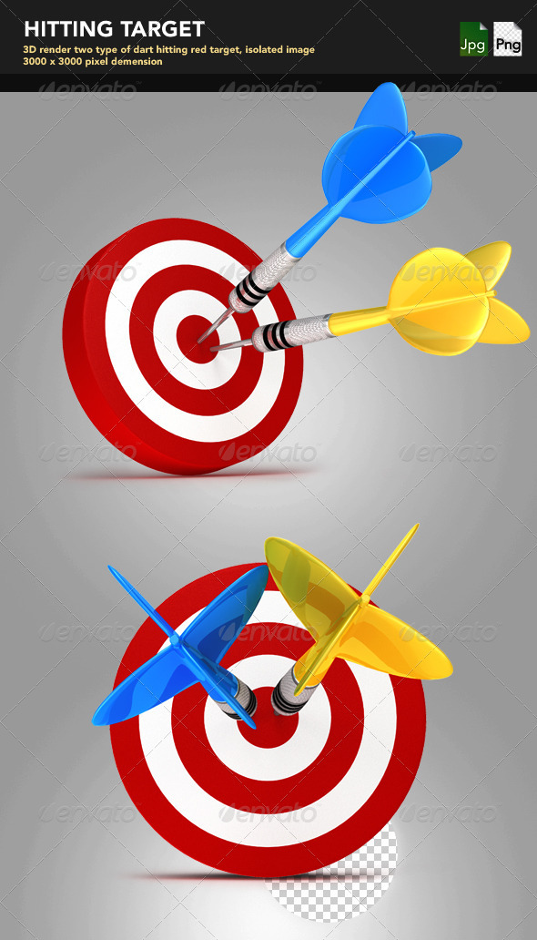 Dart Hitting Target