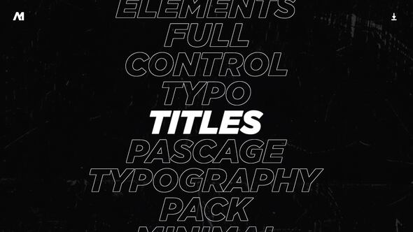 Typography Titles 2.0 | FCPX