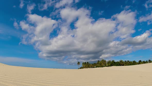 Skyline tropical beach footage clouds timelapse weather.