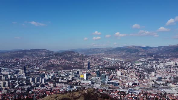 Aerial View Of Sarajevo City   2