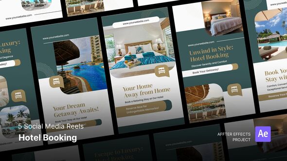Social Media Reels - Hotel Booking After Effects Template