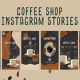 Coffee shop instagram stories - VideoHive Item for Sale