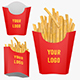 French Fries with Pack - 3DOcean Item for Sale