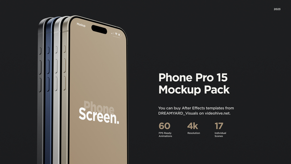 Phone Pro15 Mockup Pack