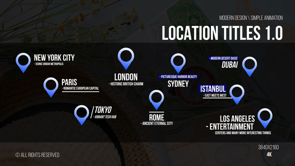 Location Titles 1.0 | FCPX
