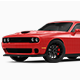 Dodge Challenger SRT Hellcat Mockup - GraphicRiver Item for Sale