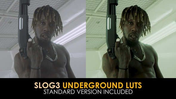 Slog3 Underground and Standard Color LUTs alt