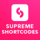 Supreme Shortcodes | WordPress Plugin - CodeCanyon Item for Sale
