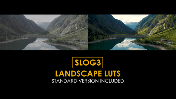 Slog3 Landscape and Standard Color LUTs alt