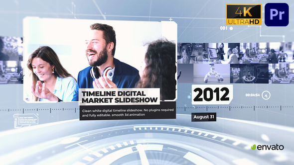 Timeline Digital Market Slideshow 4k - Premiere Pro