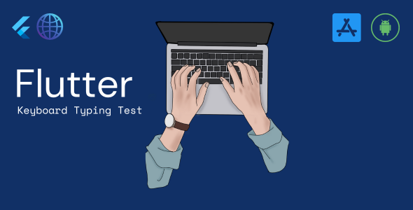 Flutter Keyboard Typing Test