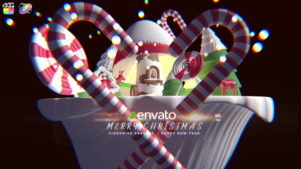 3d Cartoon Christmas Logo alt