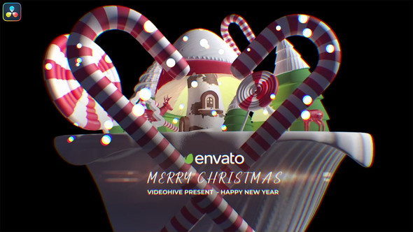 3d Cartoon Christmas Logo