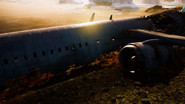 Plane Crashed on a Mountain