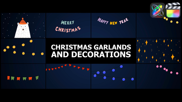 Christmas Garlands and Decorations | FCPX alt