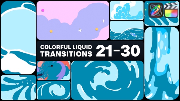 Colorful Liquid Transitions for FCPX