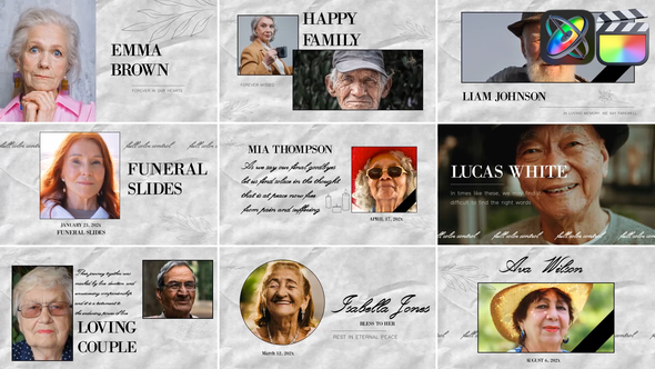 Funeral Slides for FCPX alt