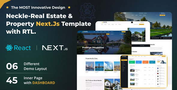 Neckle - Real Estate Next JS Template + RTL