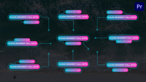 Clean Gradient Call Outs | Premiere Pro