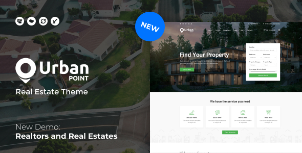 UrbanPoint - House Selling & Rental WordPress Theme