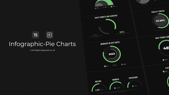 Infographic - Pie Charts / PR