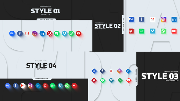 Social Media Icon Pack alt