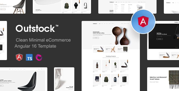 Outstock - Clean, Minimal eCommerce Angular 16 Template