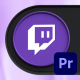 Social Media Lower Thirds Twitch - Premiere Pro - VideoHive Item for Sale