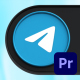 Social Media Lower Thirds Telegram - Premiere Pro - VideoHive Item for Sale
