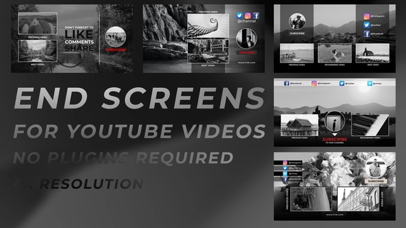 YouTube End Screens | MOGRT