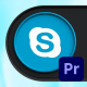 Social Media Lower Thirds Skype - Premiere Pro - VideoHive Item for Sale