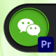 Social Media Lower Thirds WeChat - Premiere Pro - VideoHive Item for Sale