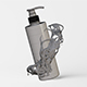 Cosmetic Pump Bottle with Liquid Splash - 3DOcean Item for Sale
