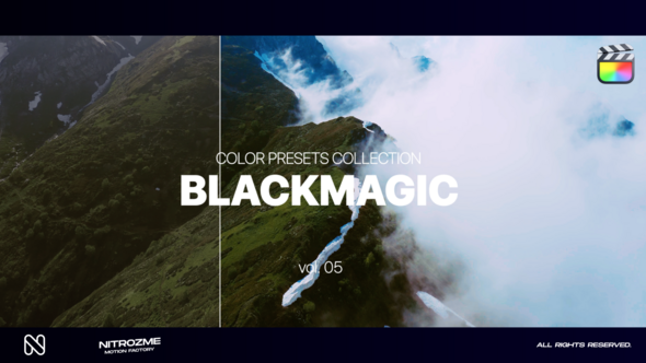 Blackmagic LUT Collection Vol. 05 for Final Cut Pro X alt