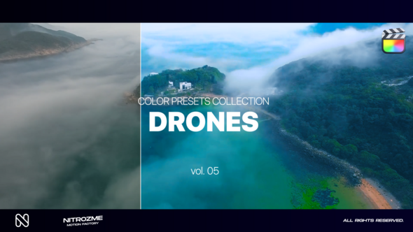 Drones LUT Collection Vol. 05 for Final Cut Pro X