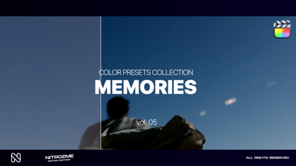 Memories LUT Collection Vol. 05 for Final Cut Pro X alt