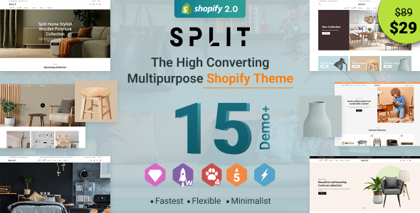 Split - Furniture, Multipurpose Shopify Themes OS 2.0 - RTL Support