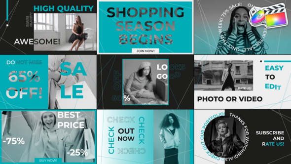 Season Sale Slideshow for FCPX alt