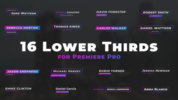 Lower Thirds | MOGRT