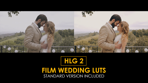 HLG2 Film Wedding and Standard Color LUTs