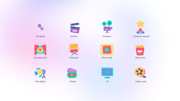 Cinema - Icons Set alt